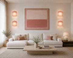 Ensemble de quatre appliques italiennes Murano