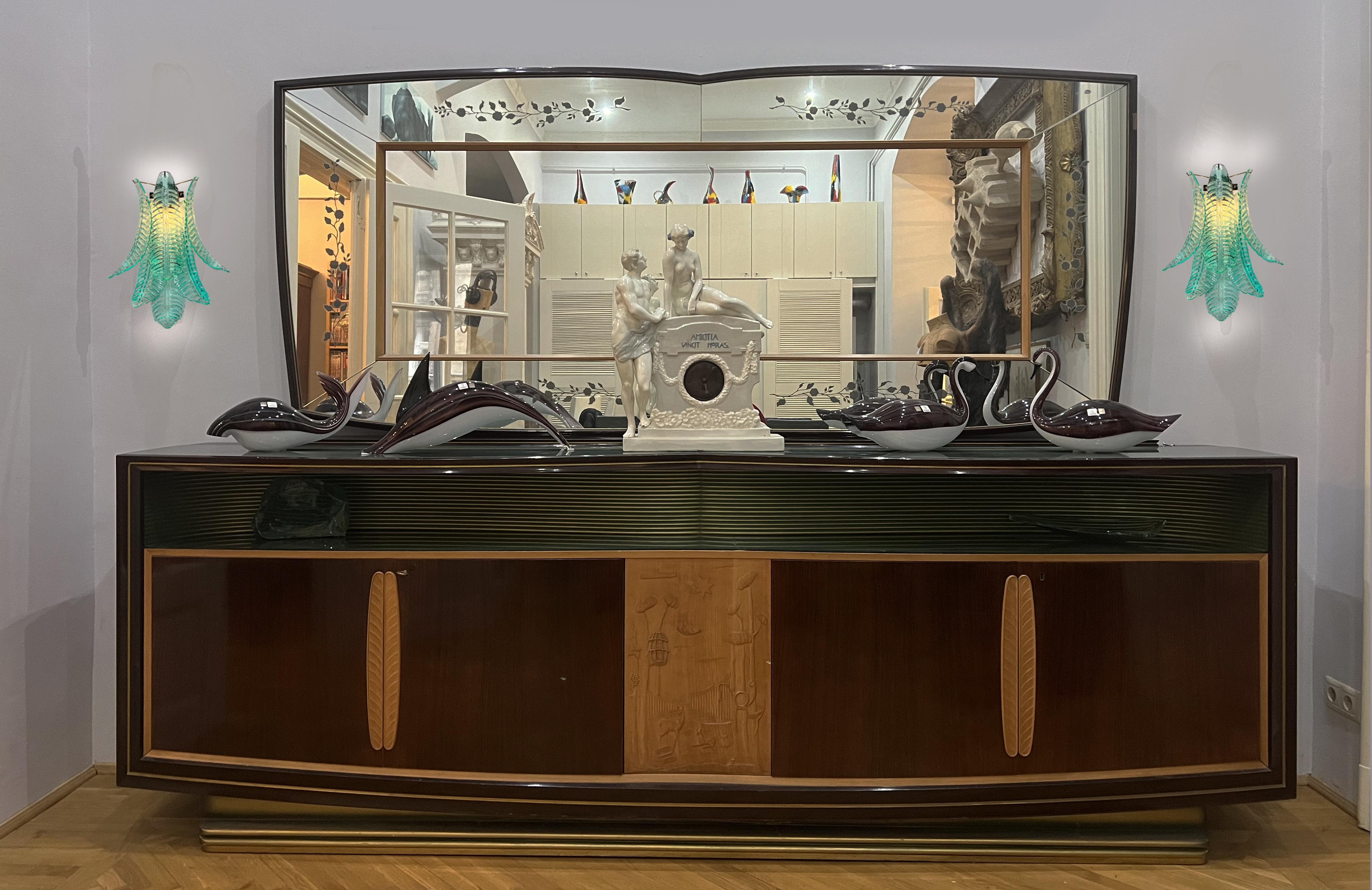 Ensemble de quatre appliques italiennes Murano Bon état - En vente à Budapest, HU