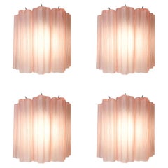 Ensemble de quatre appliques italiennes Murano