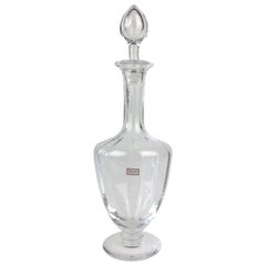 Set of Four Matching Baccarat Capris Crystal Decanters