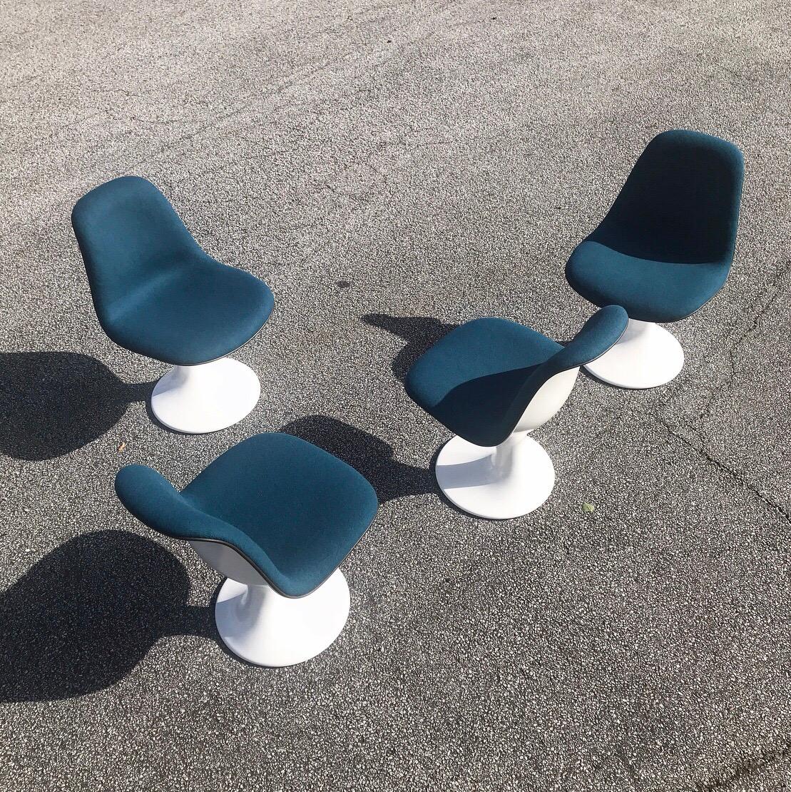 Set of Four Orbit Dining Chairs by Farner and Grunder for Herman Miller, 1960s 2