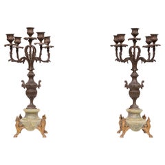 set France Antique Louis XVI  Candelabras  1880s