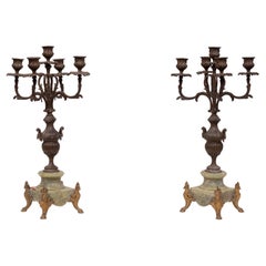 set France Antique Louis XVI  Candelabras  1880s