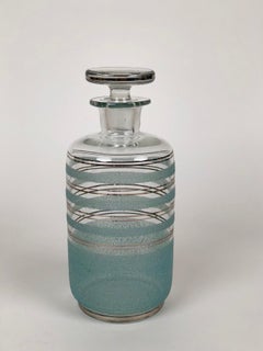 Set from Three Glass Carafes from 1930s, in Cabana Style