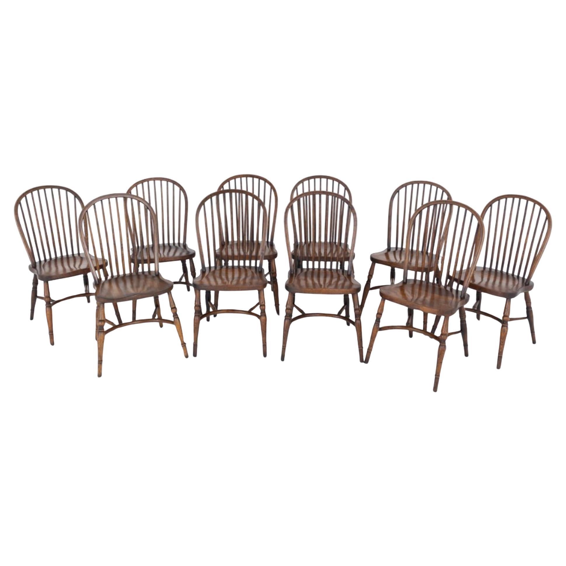 Set Georgian Windsor Chairs Revival Farmhouse Kitchen