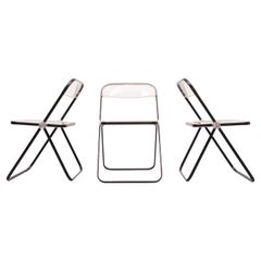 Set Giancarlo Piretti Castelli Plia Folding Chairs