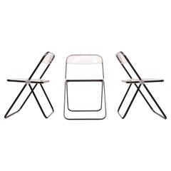 Set Giancarlo Piretti Castelli Plia Folding Chairs