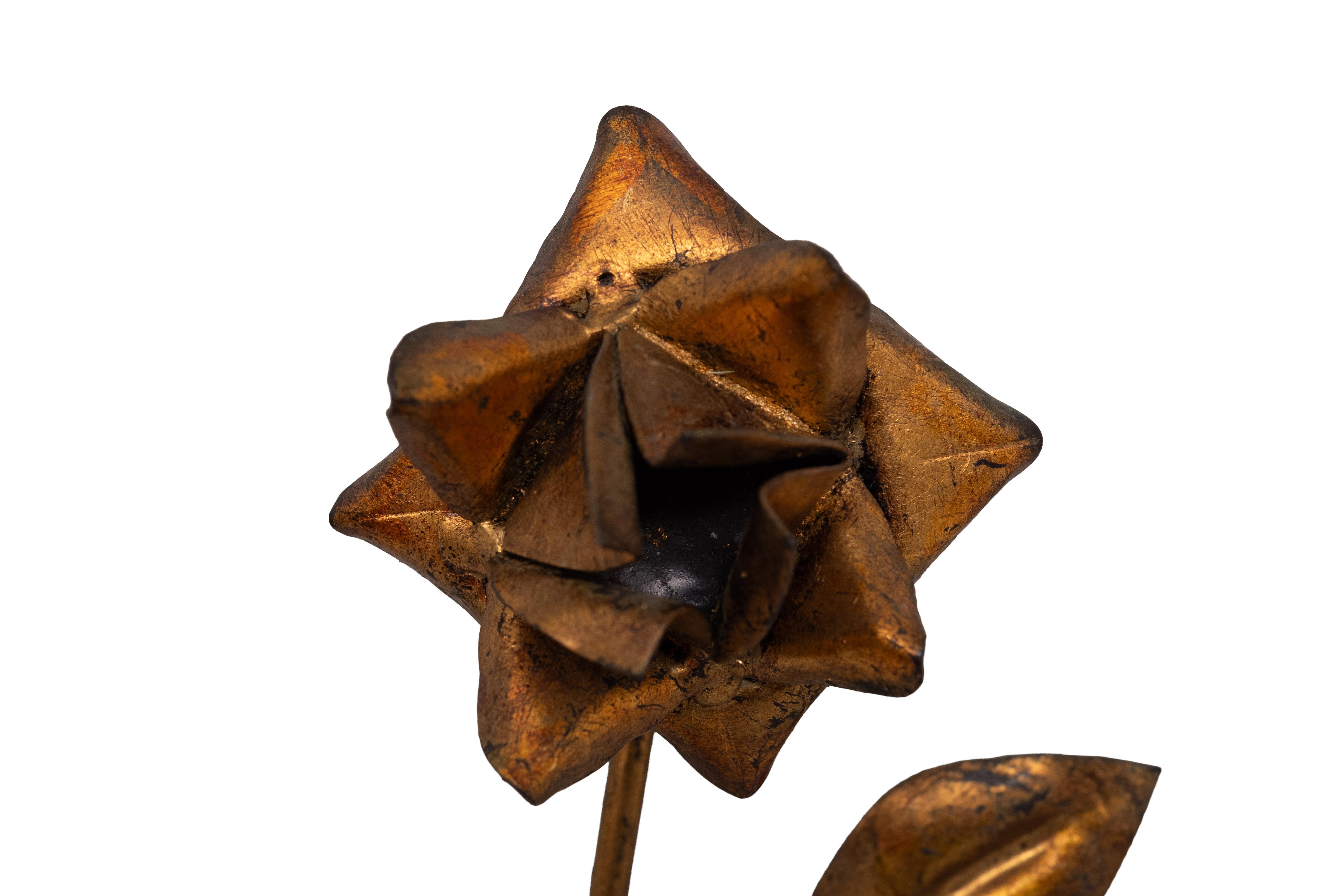 Ottone set Appendiabiti da parete in metallo dorato 1950 Francia in vendita