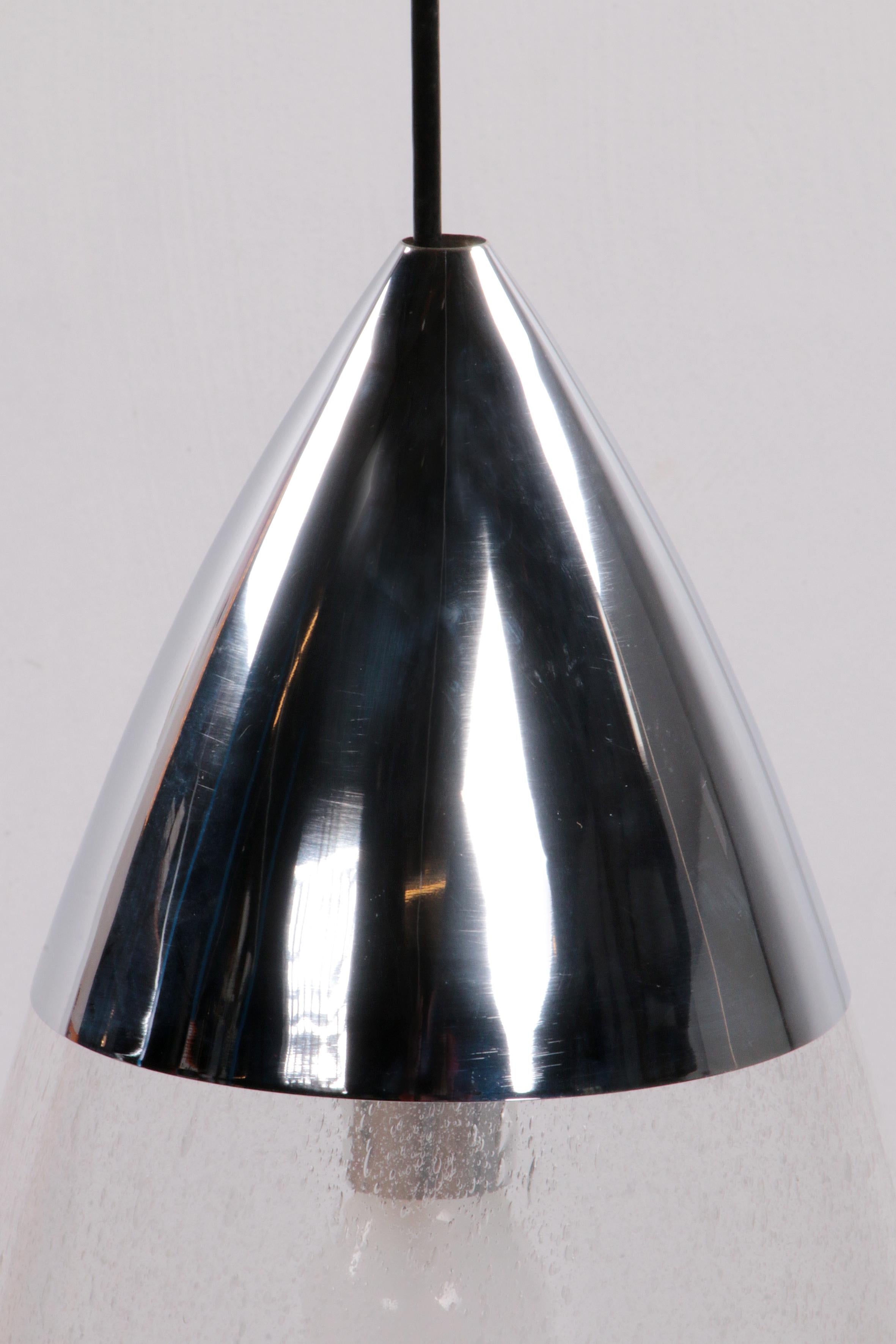 Ensemble de lampes suspendues par Glashutte Limburg, modèle Drop, 1970, Allemagne en vente 3