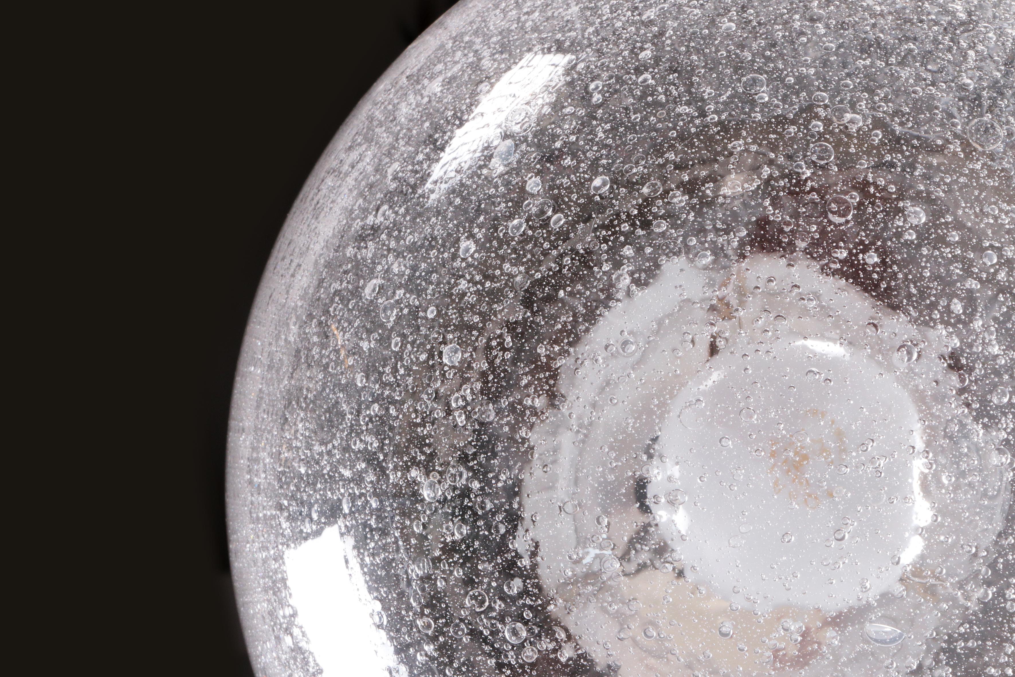 Verre brun Ensemble de lampes suspendues par Glashutte Limburg, modèle Drop, 1970, Allemagne en vente