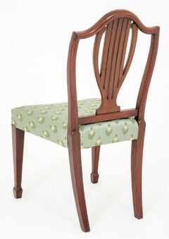Ensemble de chaises de salle à manger Hepplewhite - 8 dîners en acajou