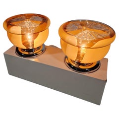 Set impressive huge table or floor lights, Carlo Nason for Mazzega, 1970s, Italy