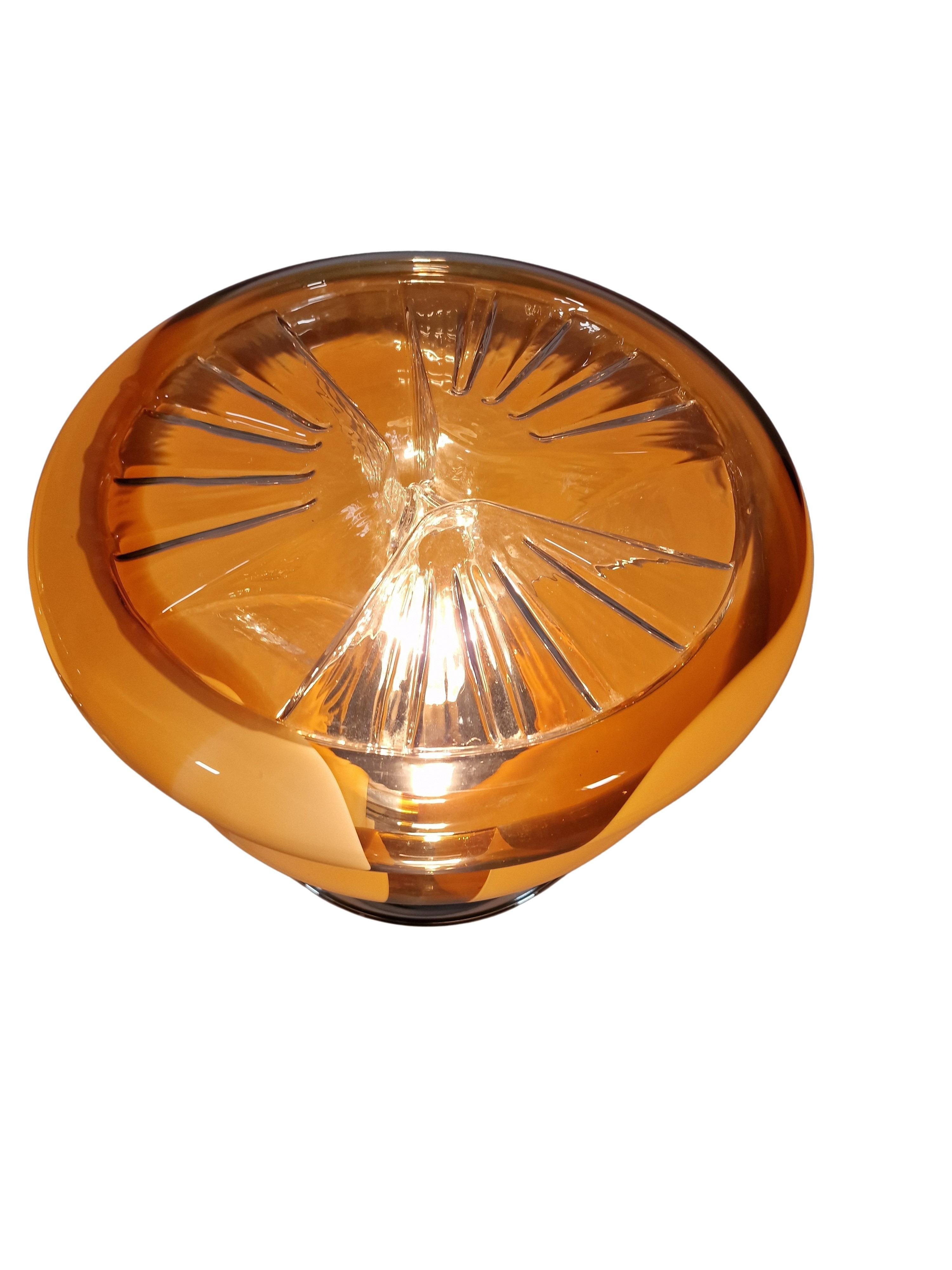 Late 20th Century Set impressive huge table or floor lights, Carlo Nason for Mazzega, 1970s, Italy For Sale