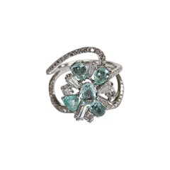 Set in 18K Gold, 1.42 carats, Paraiba Tourmaline
Diamonds Engagement Ring Set in 18K Gold, 1.42 carats, Paraiba Tourmaline
Diamonds Engagement Ring