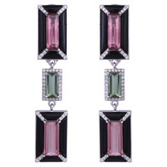 Tourmaline Dangle Earrings