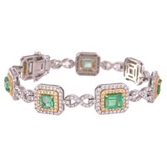 Pulseras modernas de diamantes