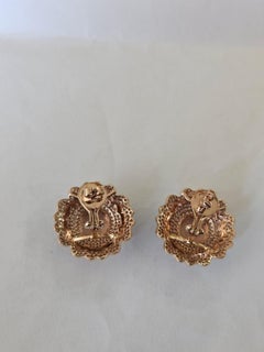 Orecchino con borchia in oro rosa 18 carati, Morganite da 9,15 carati, smalto nero e diamanti