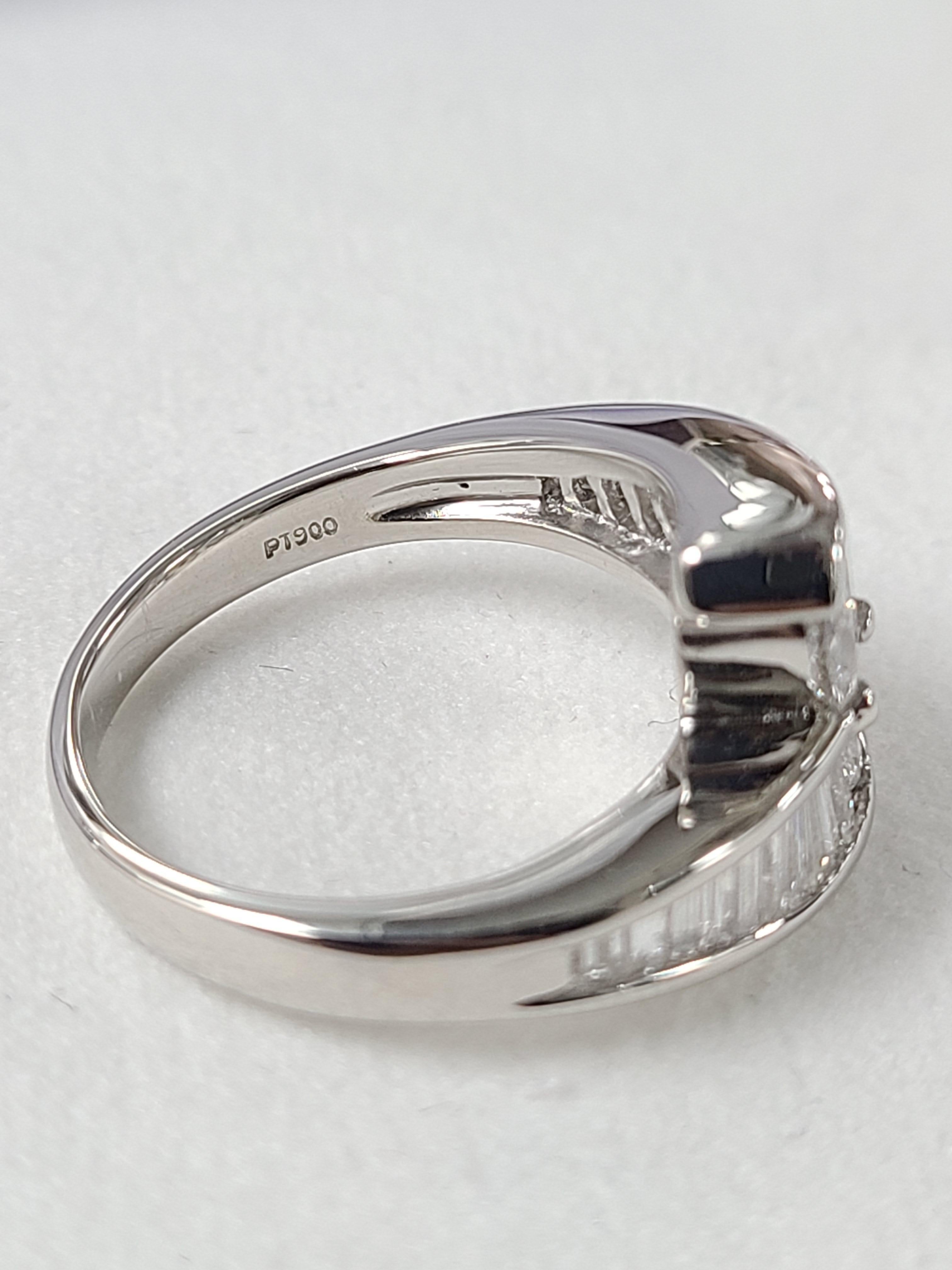 Platinum PT900 Diamond Ring at 1stDibs | pt900 ring price, pt900 ring cost,  pt900 ring