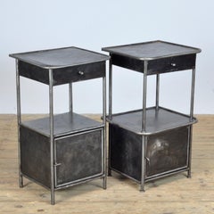 Set Iron Nightstand, 1920s