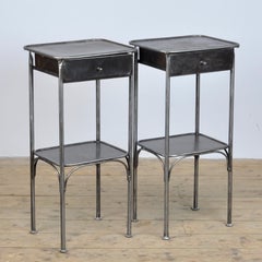 Set Iron Nightstand, 1920s