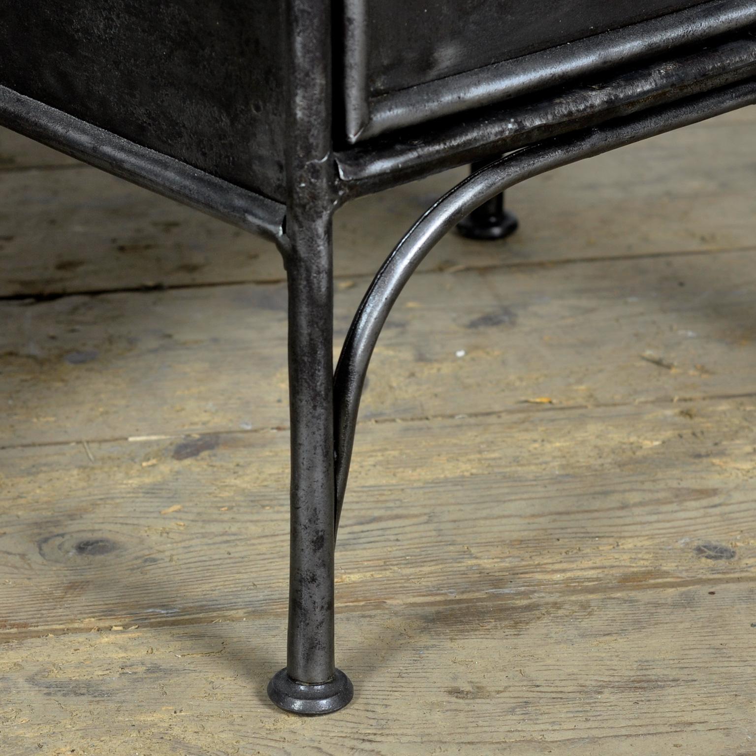 Set iron nightstands, 1910s 3
