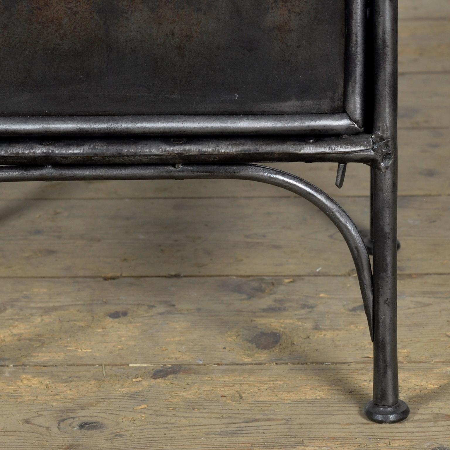 Set iron nightstands, 1910s 8