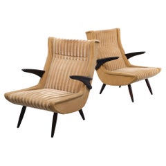 Retro Set Italian Lounge Chairs, 1950s 