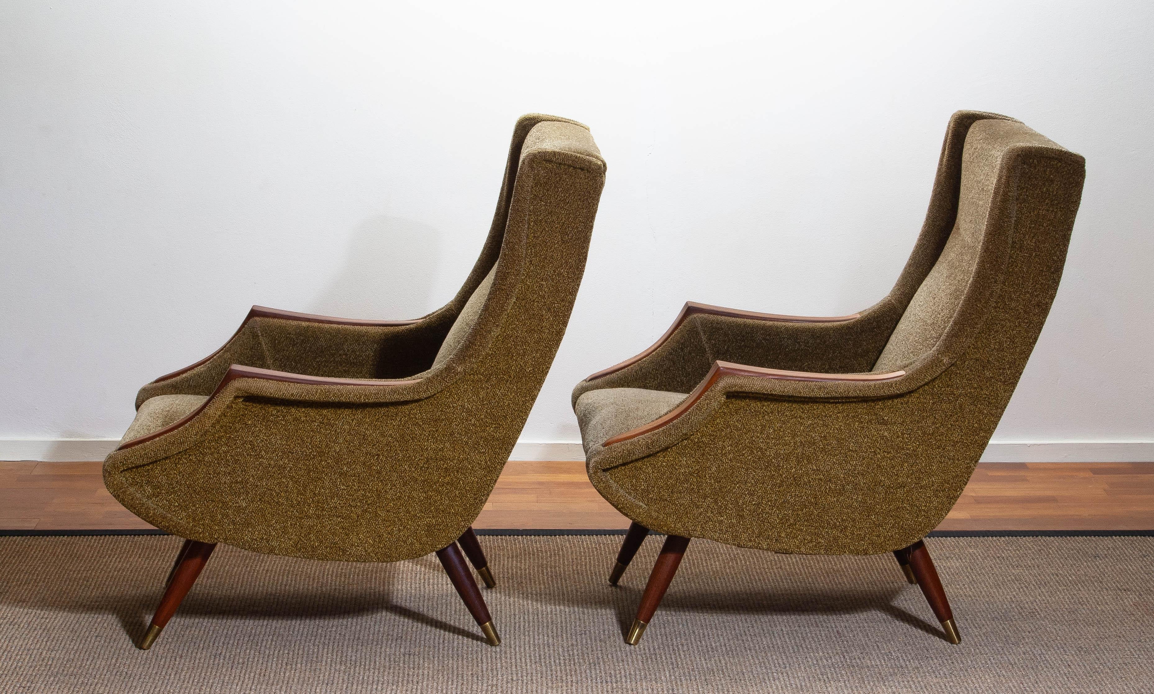 Set Italian Lounge / Easy Chairs from the 1950s by Aldo Morbelli for Isa Bergamo 6