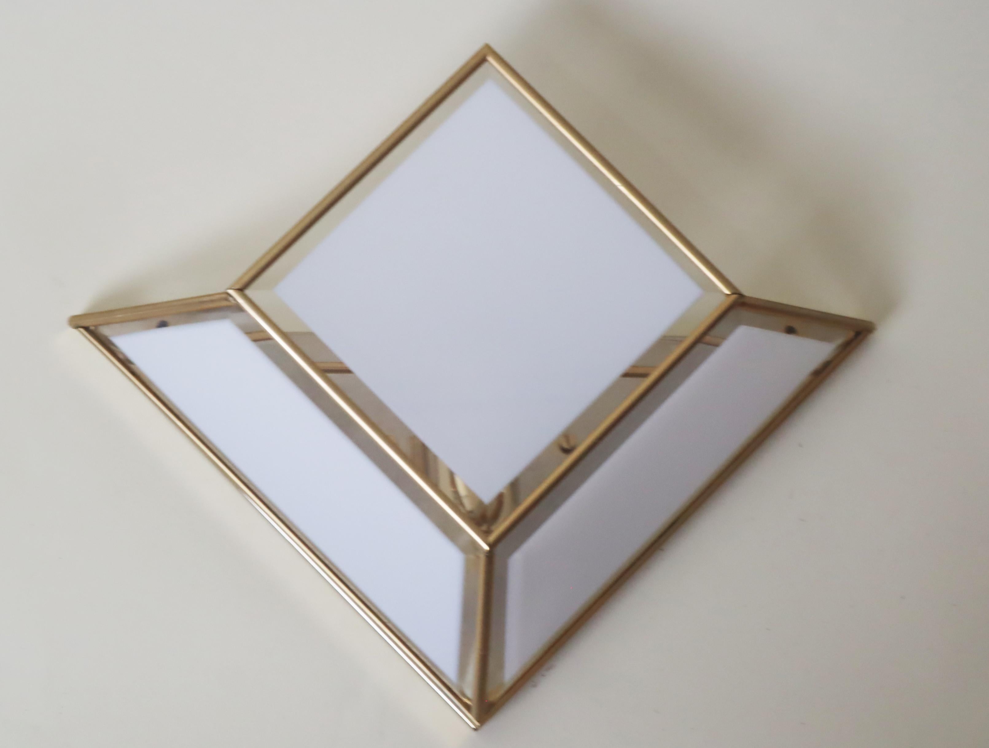 Set bollos de cristal tallado dorado Art Decó Revival Italien Italiano en venta