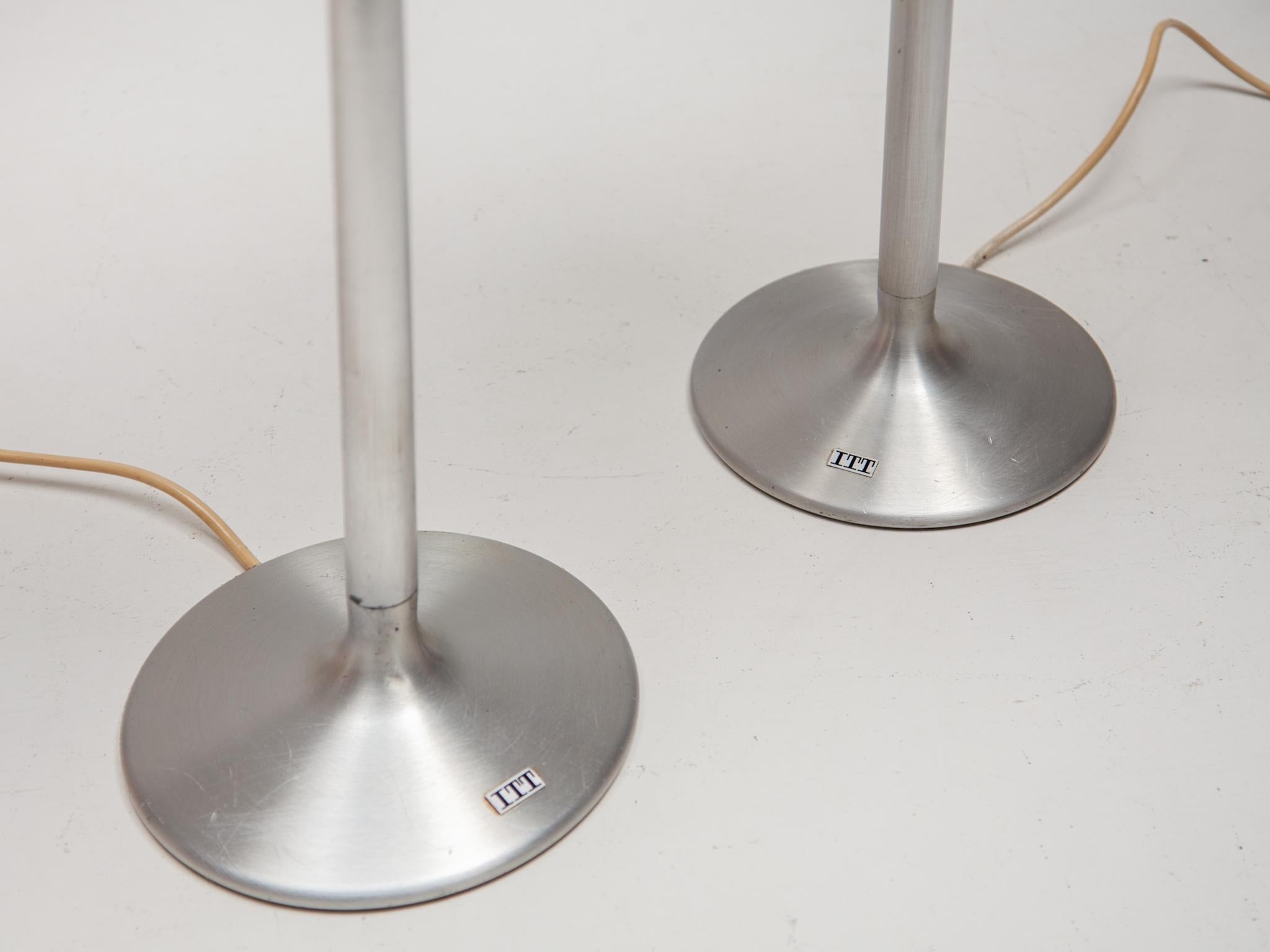 Late 20th Century Set Korona K1-70 70 watts Spherical Stand Speakers ITT Schaub Lorenz, 1970s