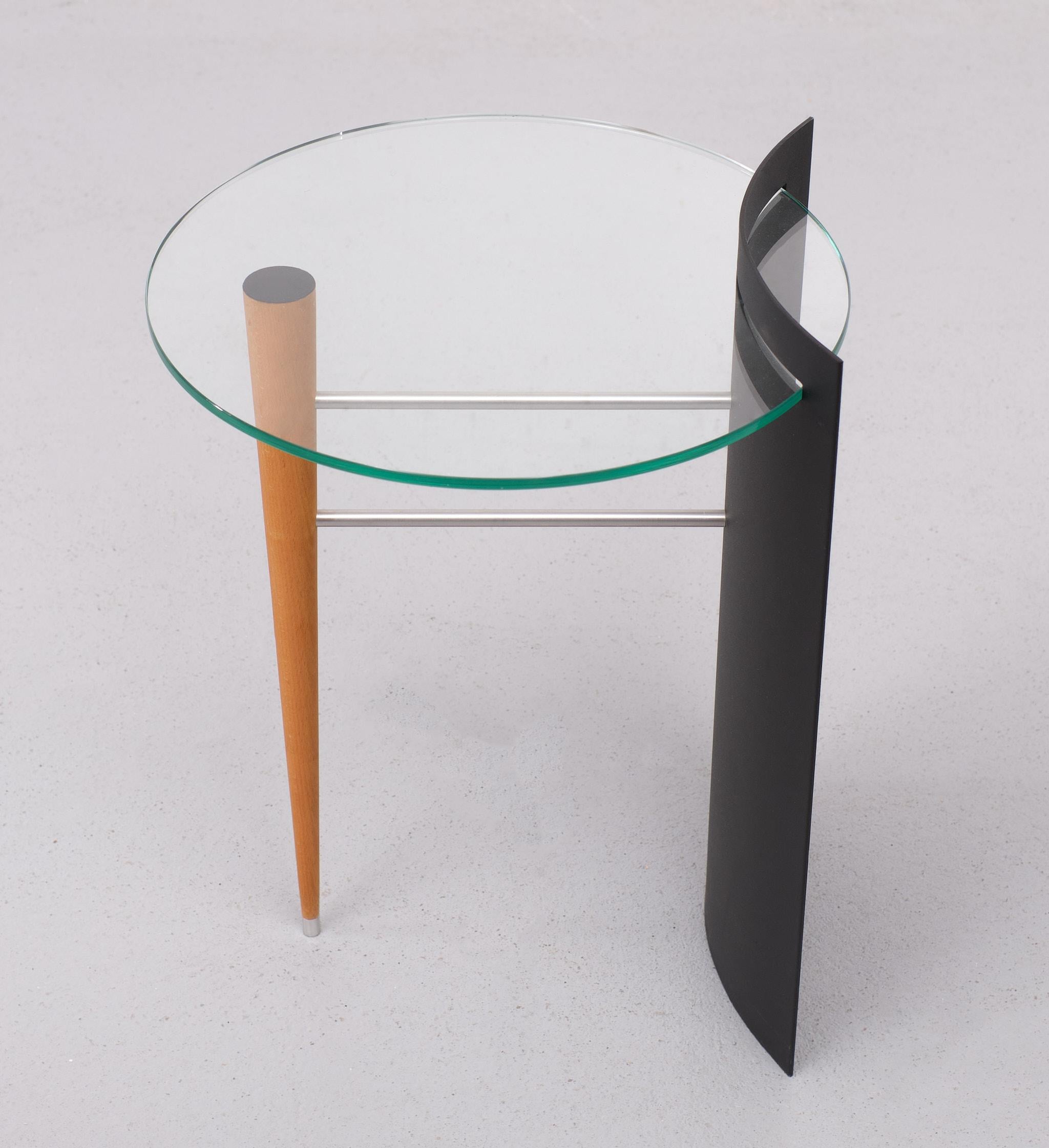 Set Leolux Side Tables Post Modern, 1980s In Good Condition In Den Haag, NL