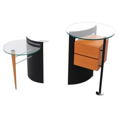 Set Leolux Side Tables Post Modern, 1980s