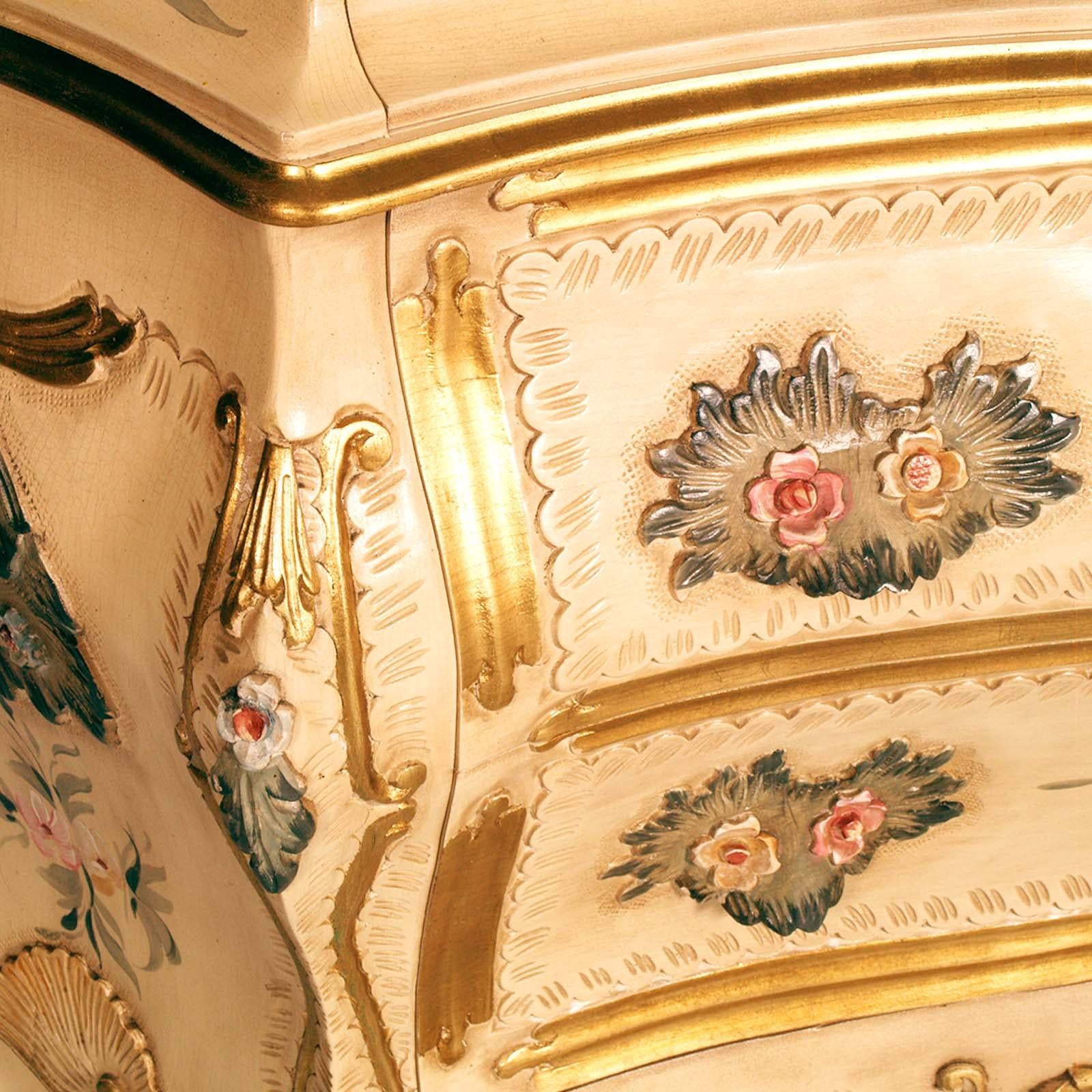 Ensemble Chambre à coucher vénitienne baroque du milieu du 20e siècle par Permanente Mobili Cantu en vente 10