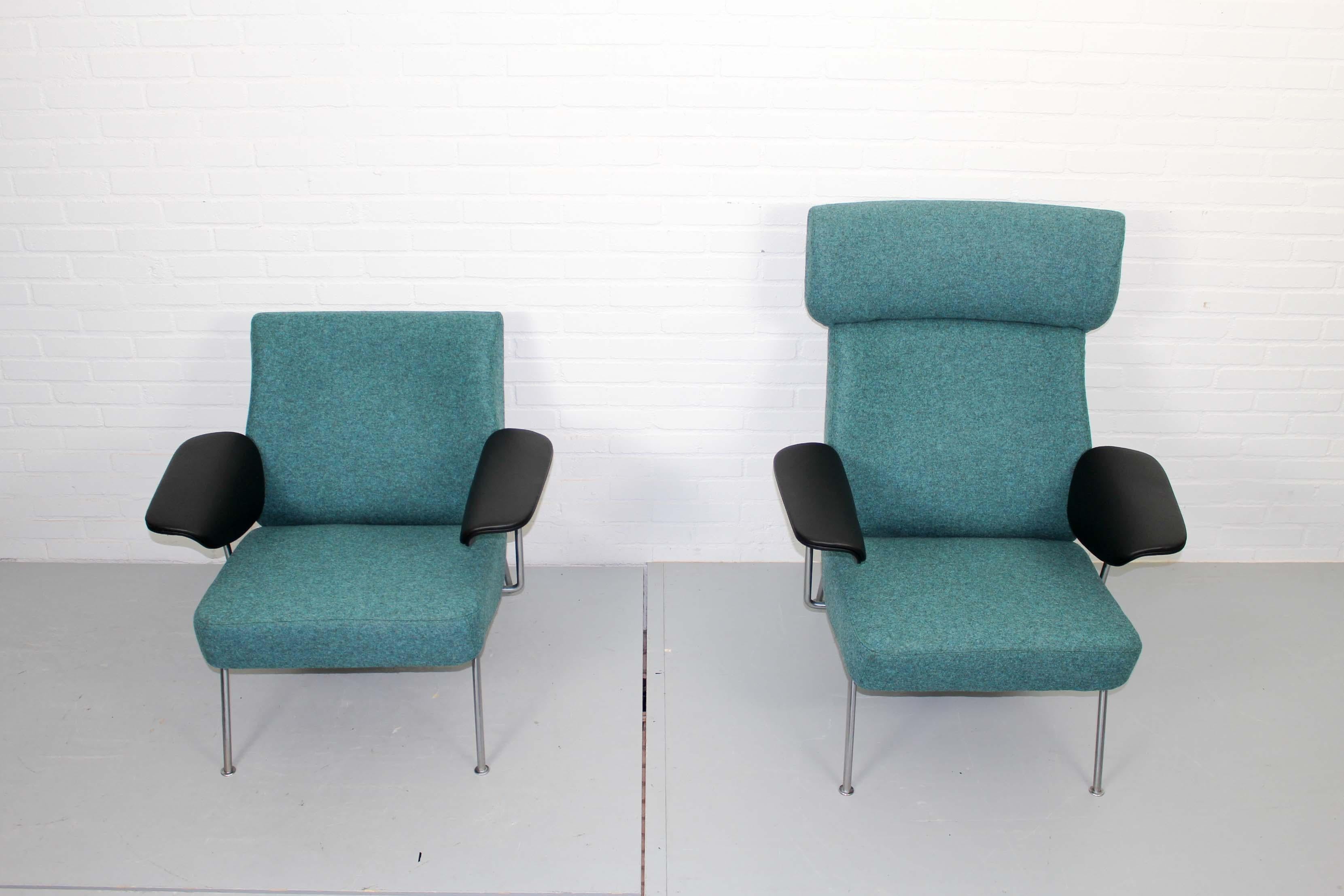 Set of Midcentury Lounge Chairs by Theo Ruth for Wagemans & van Tuinen 1