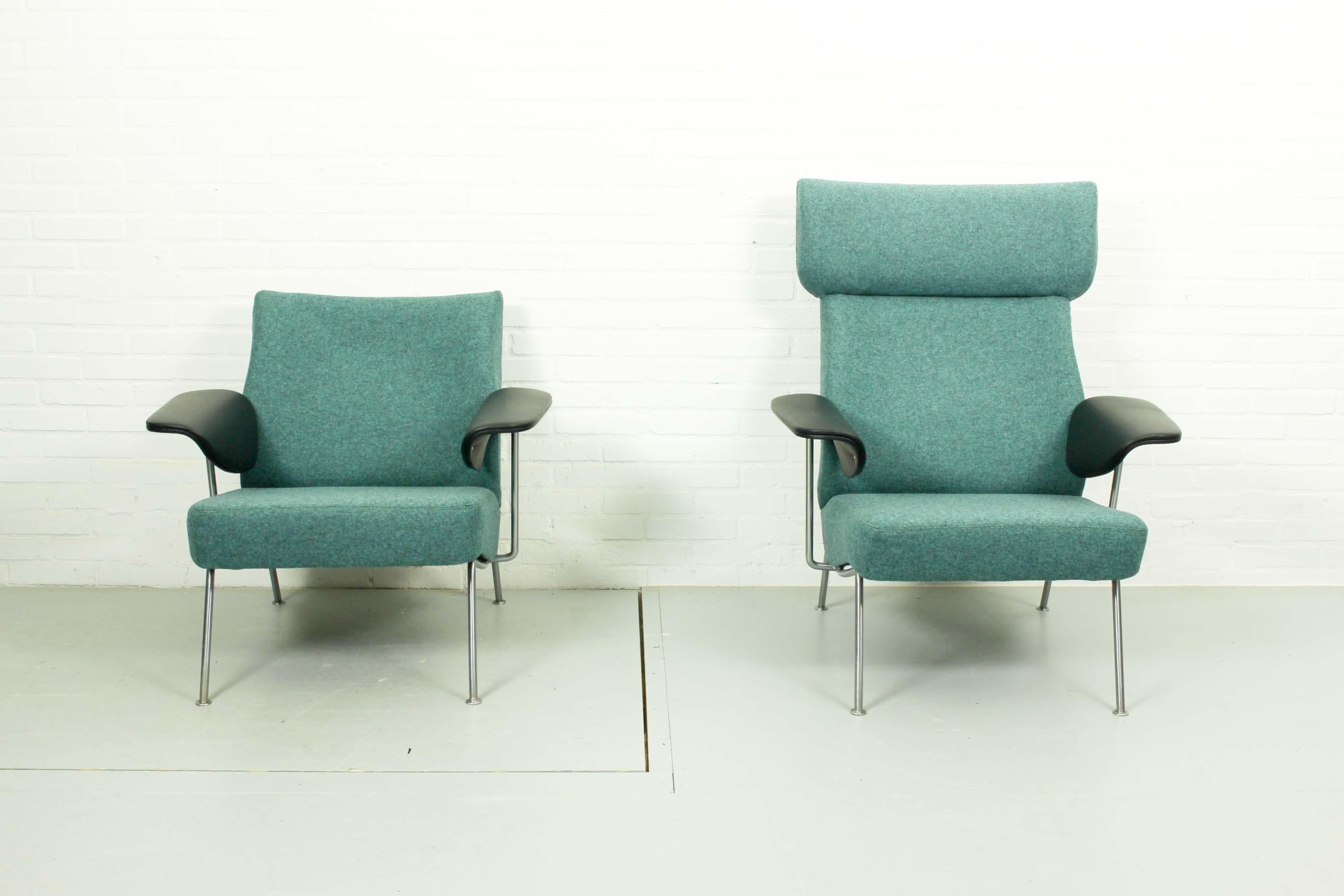 20th Century Set of Midcentury Lounge Chairs by Theo Ruth for Wagemans & van Tuinen