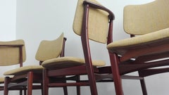 Set Mid-Century Modern Teak Dining Chairs, 1960s