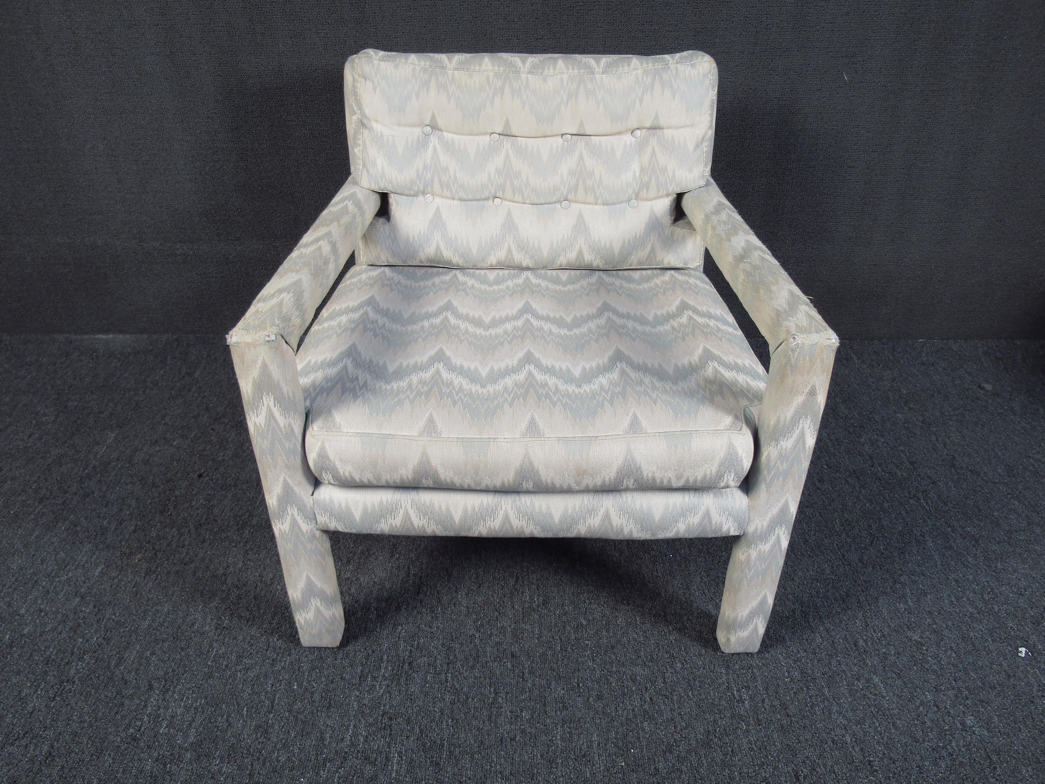 Mid-Century Modern Set Midcentury Upholstered Armchairs