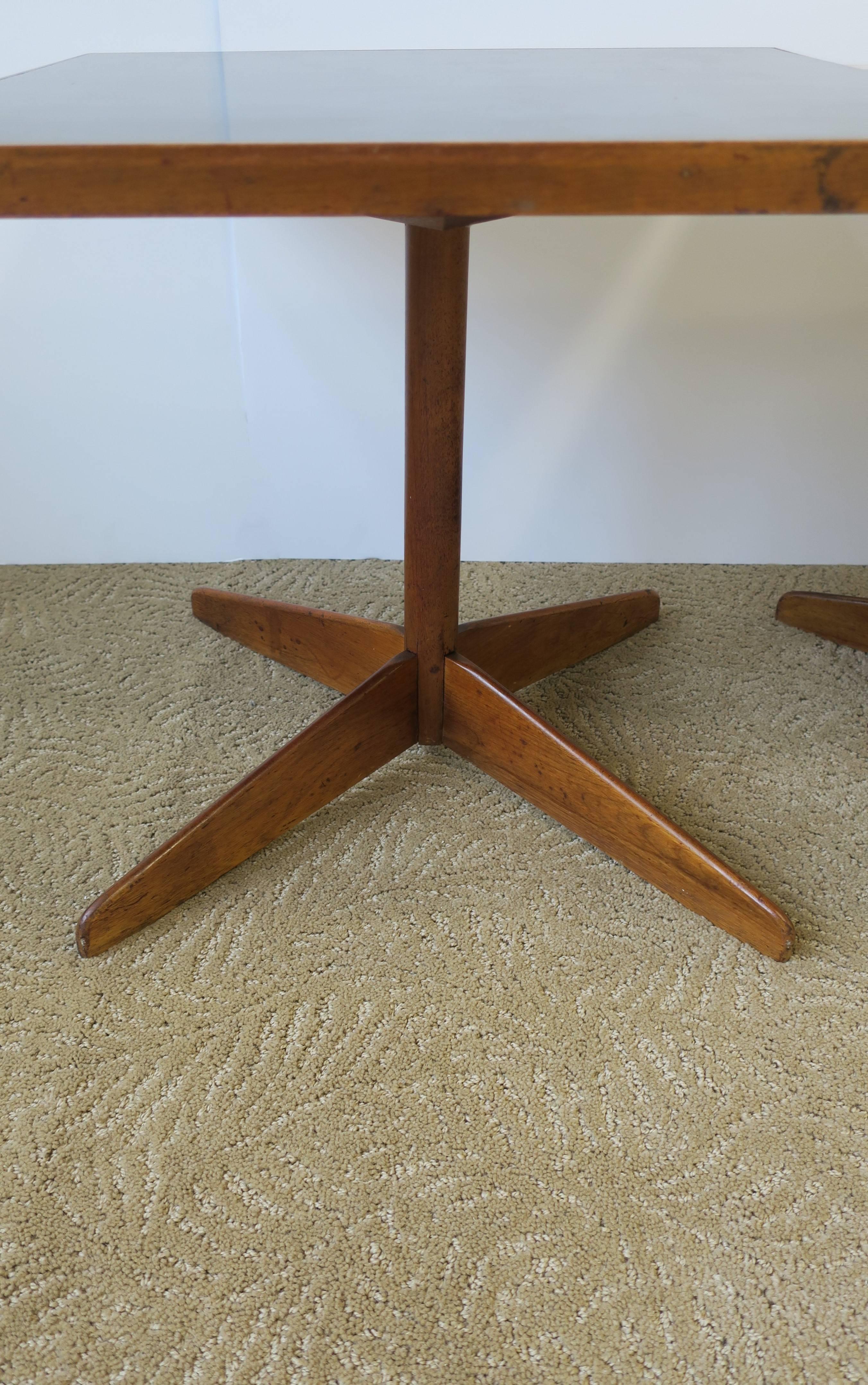 Midcentury Modern Wood Side or End Tables, Pair 8