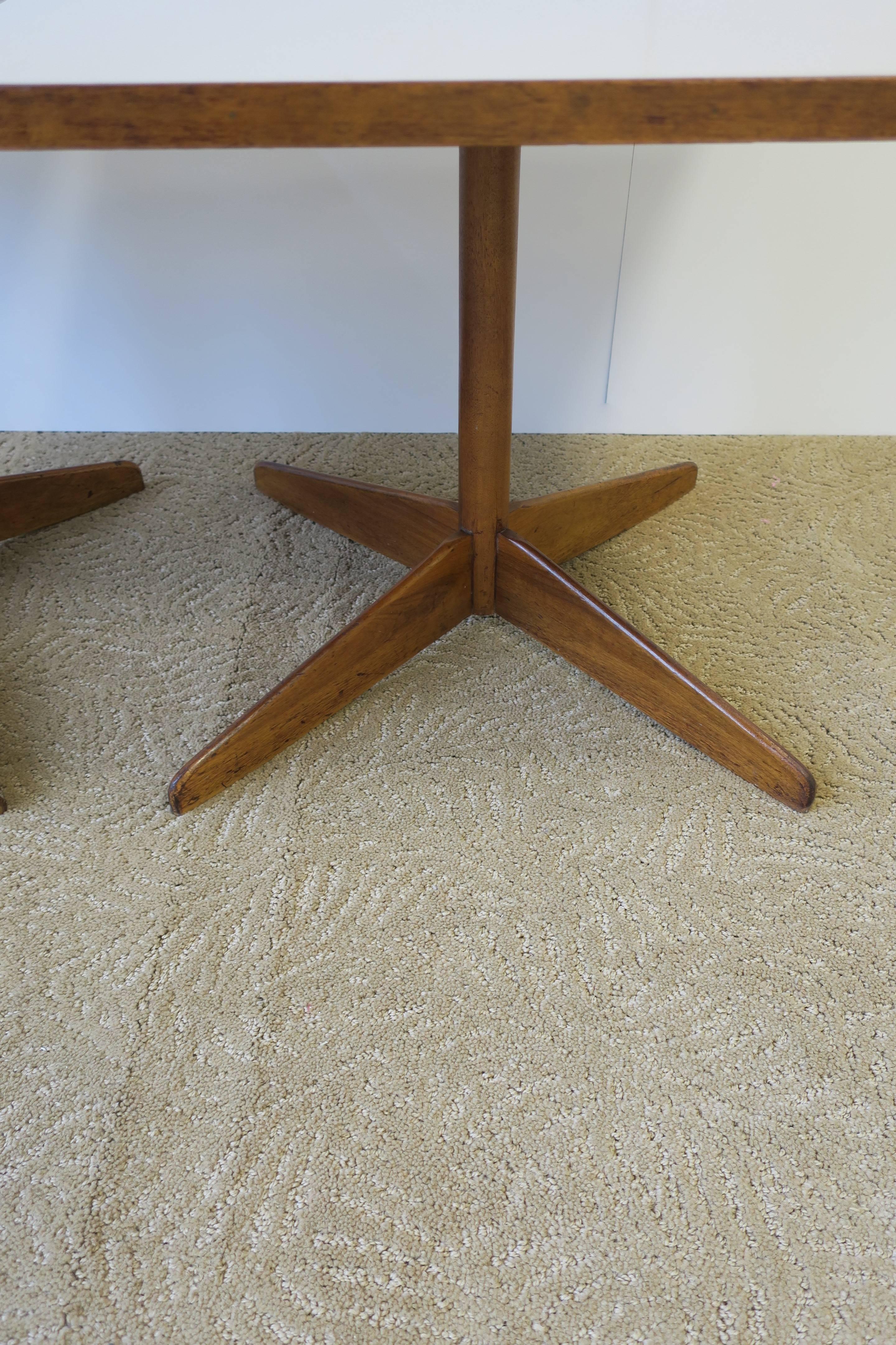 Midcentury Modern Wood Side or End Tables, Pair 9