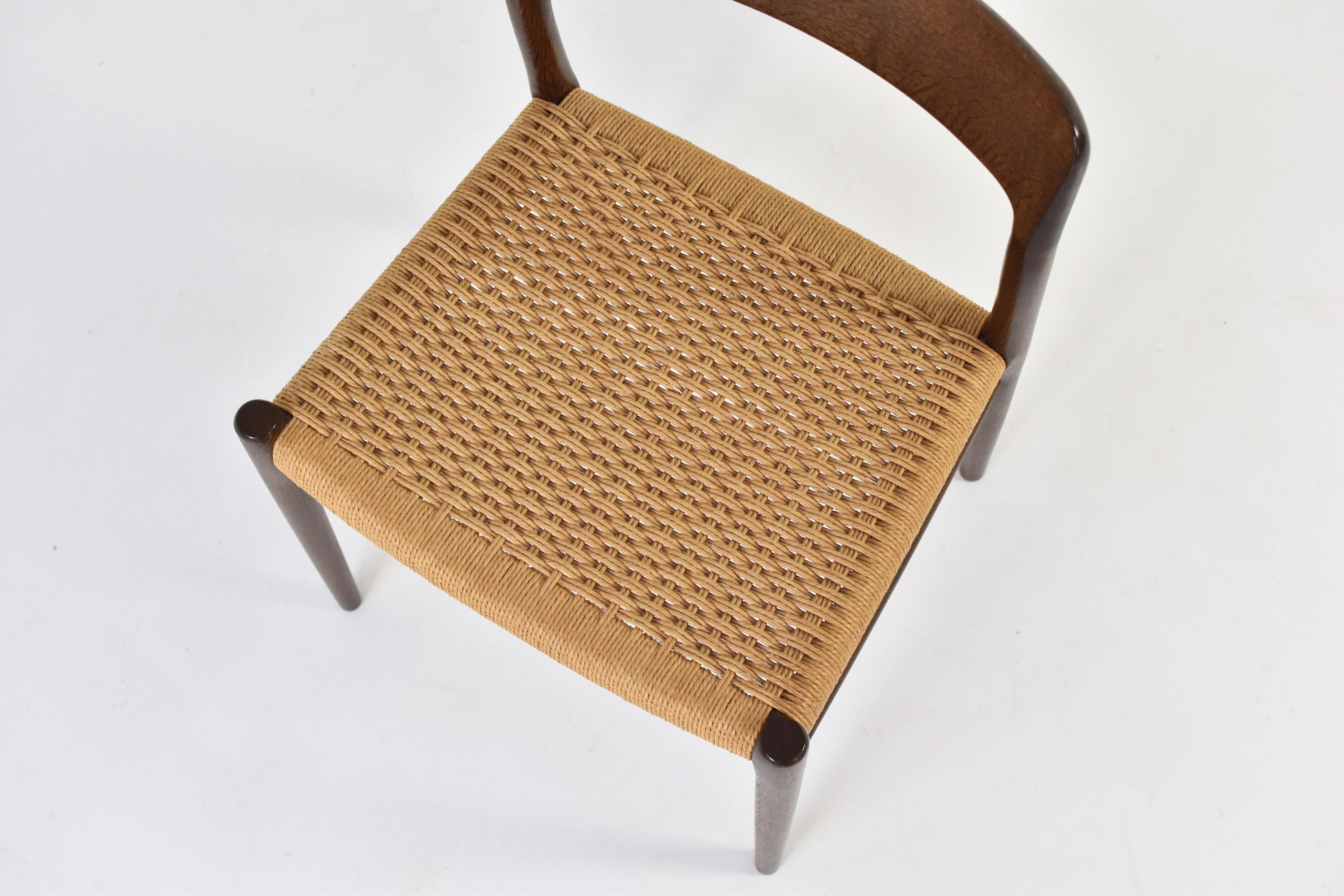 Set ‘model 75’ Chairs by Niels O. Møller for J.L.Møllers Mobelfabrik, DK, 1960s 2