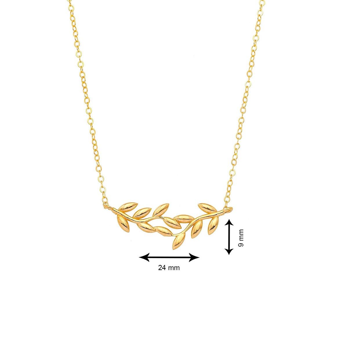 Ensemble : collier et bracelet en or 14 carats, bracelet et collier à feuilles d'or Unisexe en vente