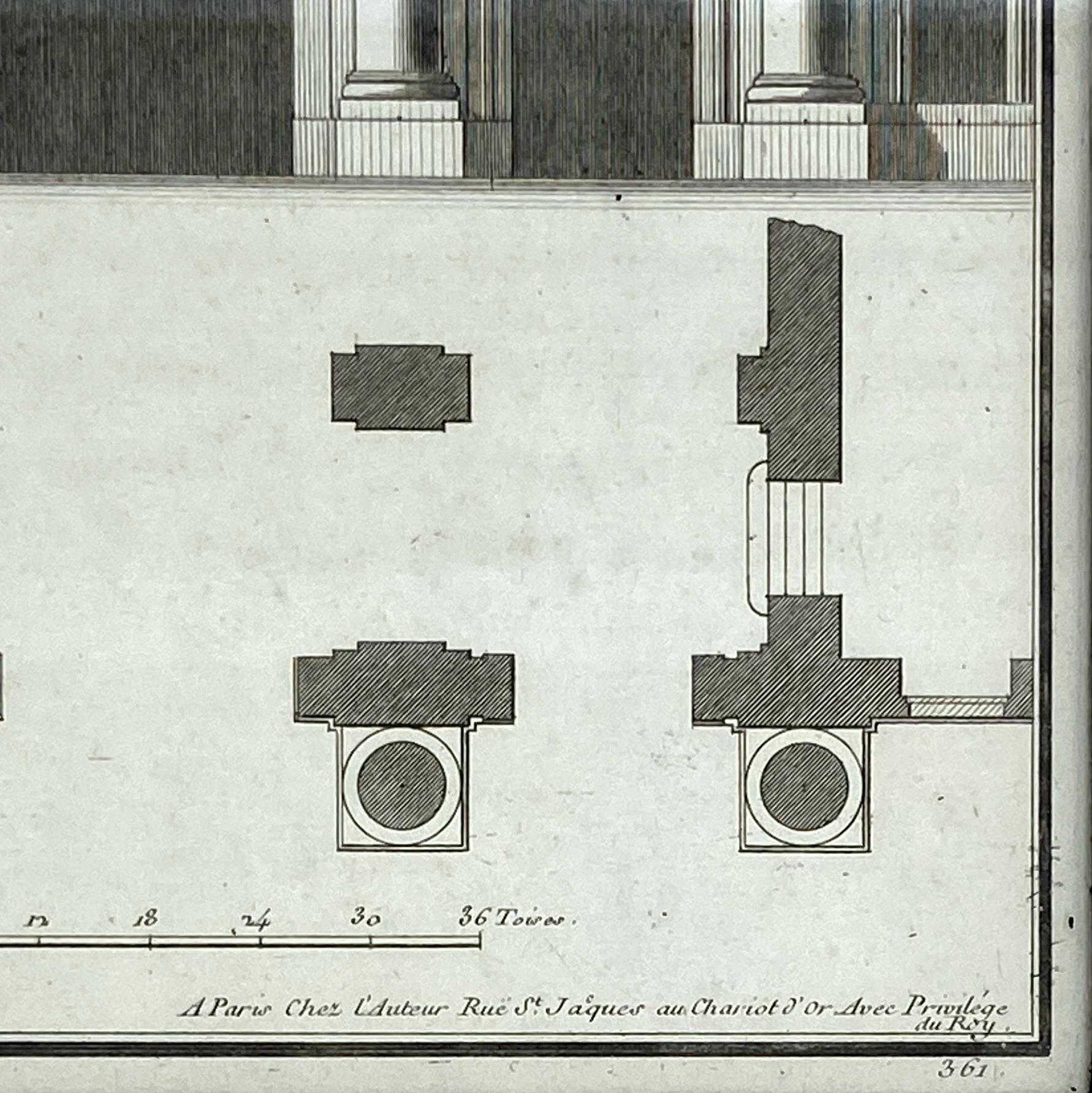 Set Neo Classical Grand Architectural Engravings by Jean-François de Neufforge 12