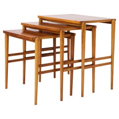 Set Nesting Tables Teak 1960s-1970s Vintage