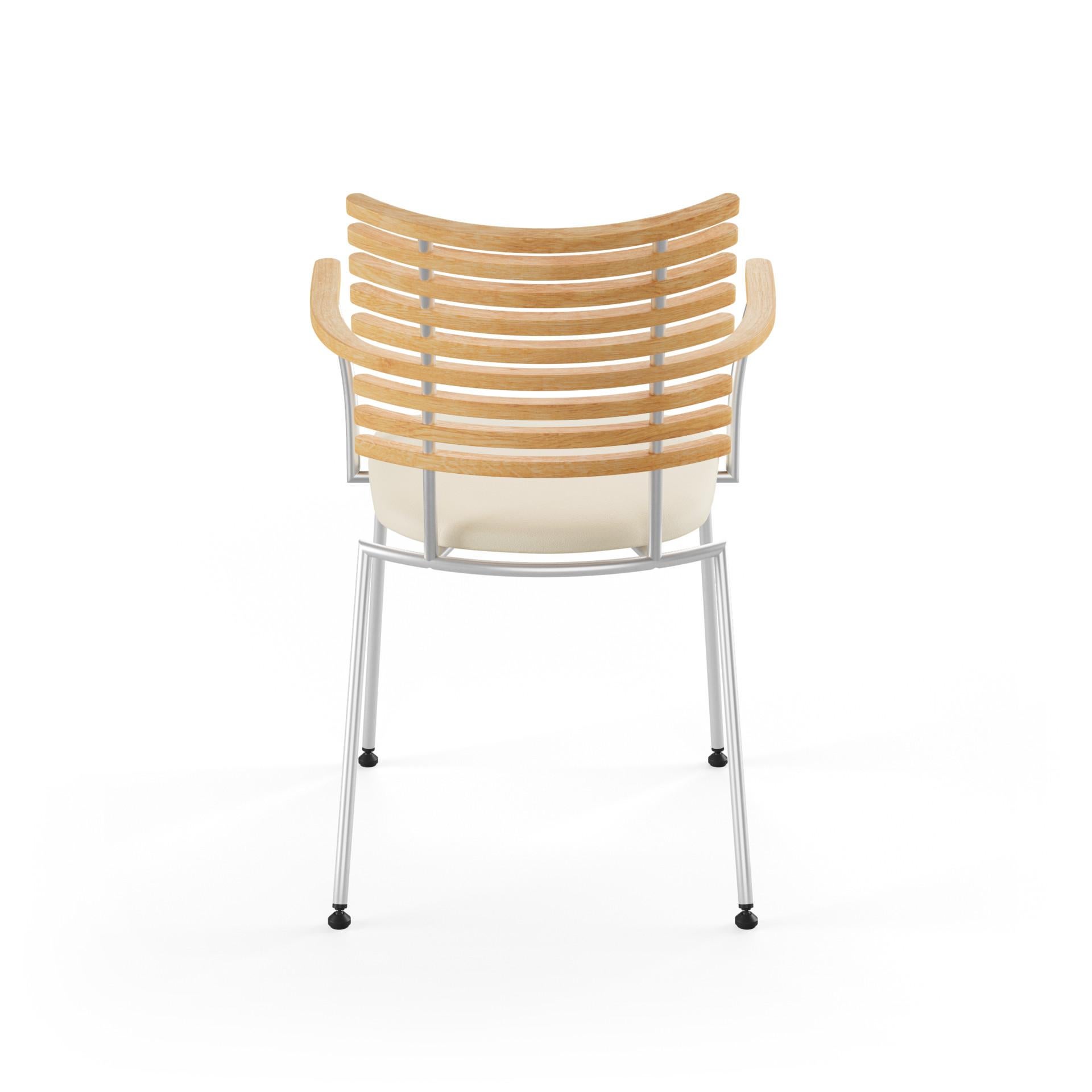 Hand-Crafted SET OF 1 x Table and 4 x chairs - Design by Nissen & Gehl MDD and Henrik Lehm For Sale