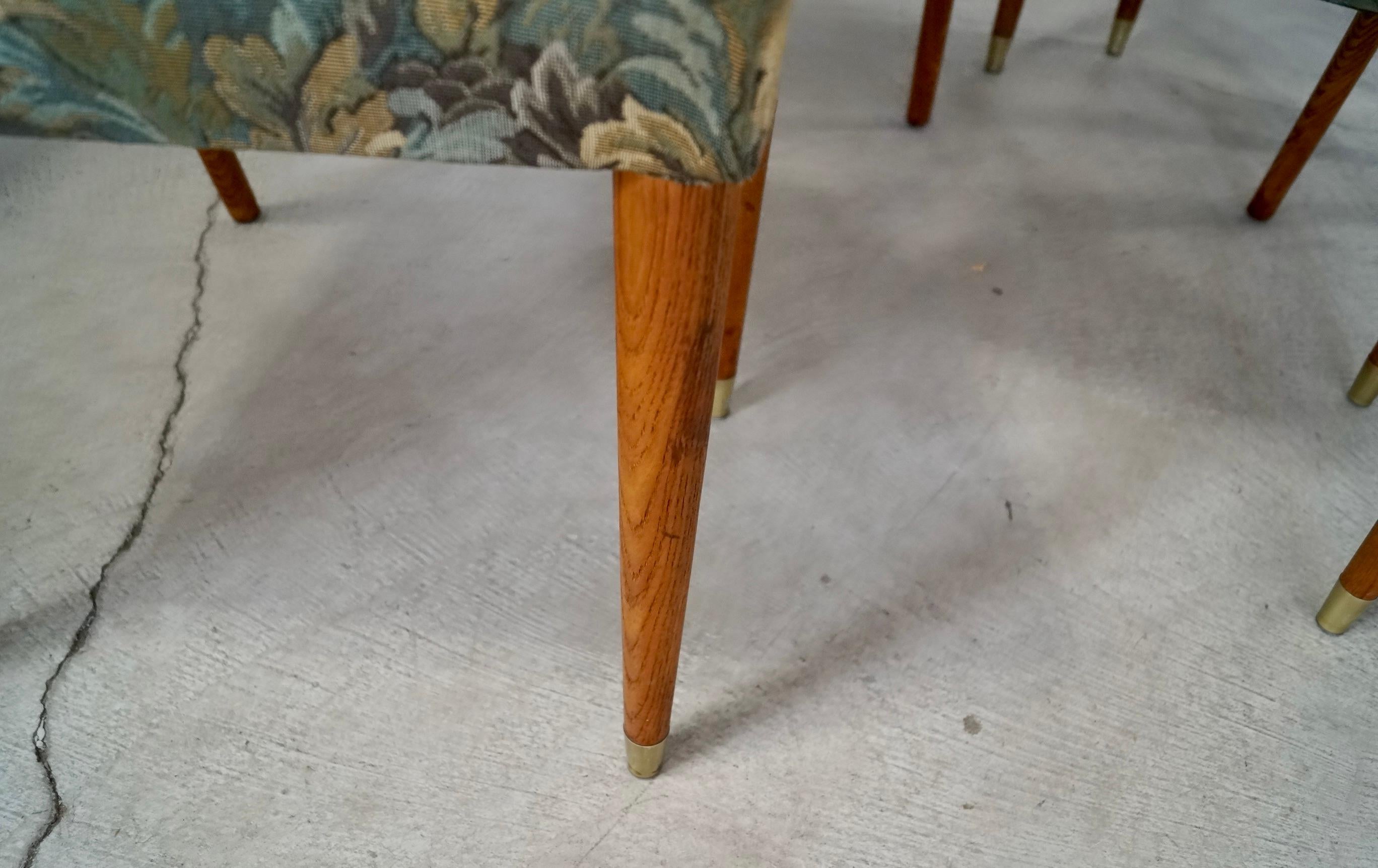 Set of 10 1950's Mid-Century Danish Modern Teak Dining Chairs 9