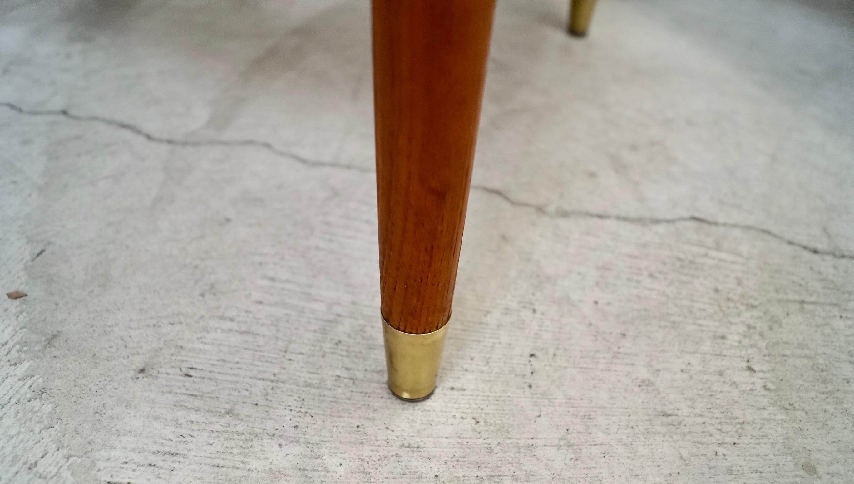 Set of 10 1950's Mid-Century Danish Modern Teak Dining Chairs 11