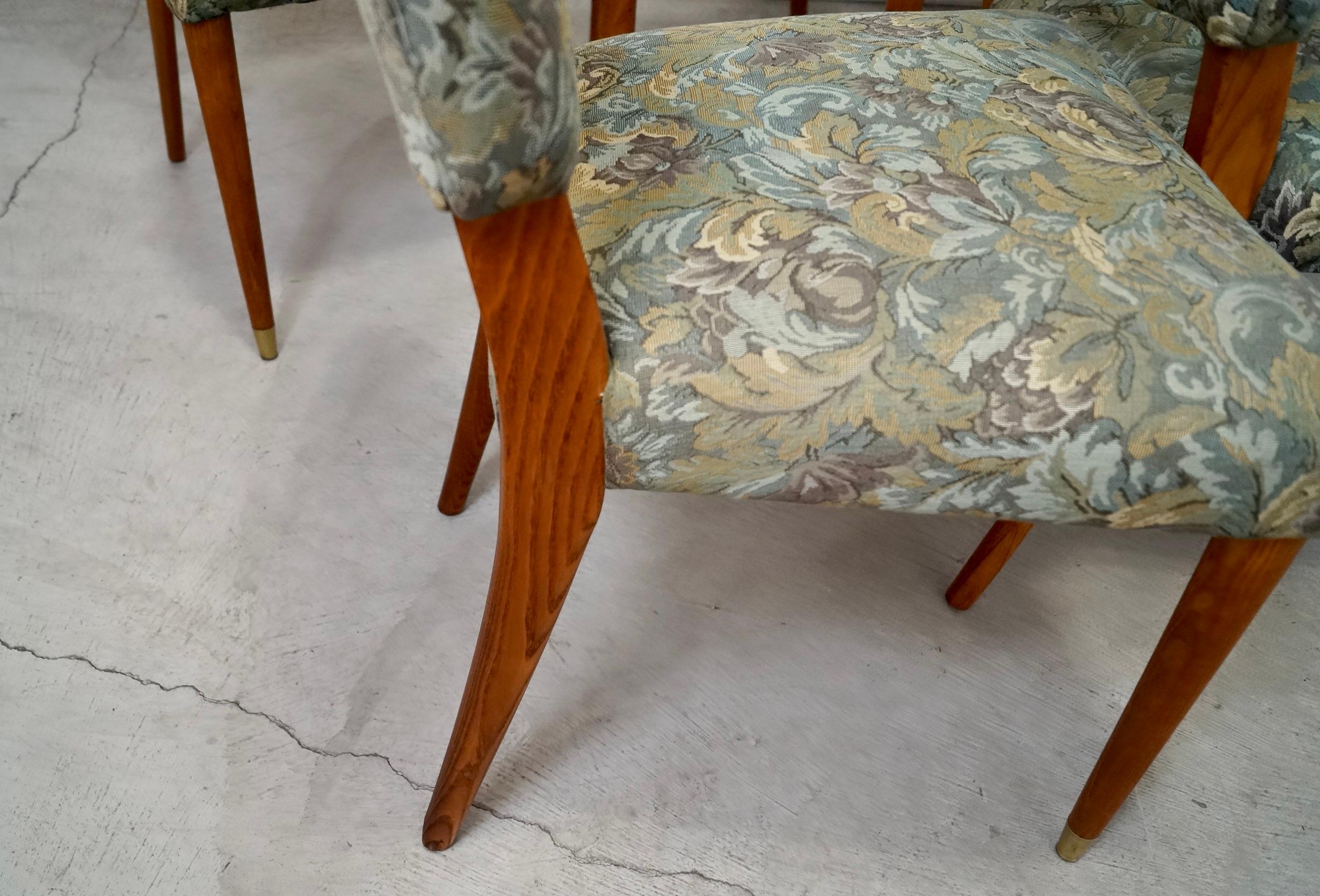Set of 10 1950's Mid-Century Danish Modern Teak Dining Chairs 12