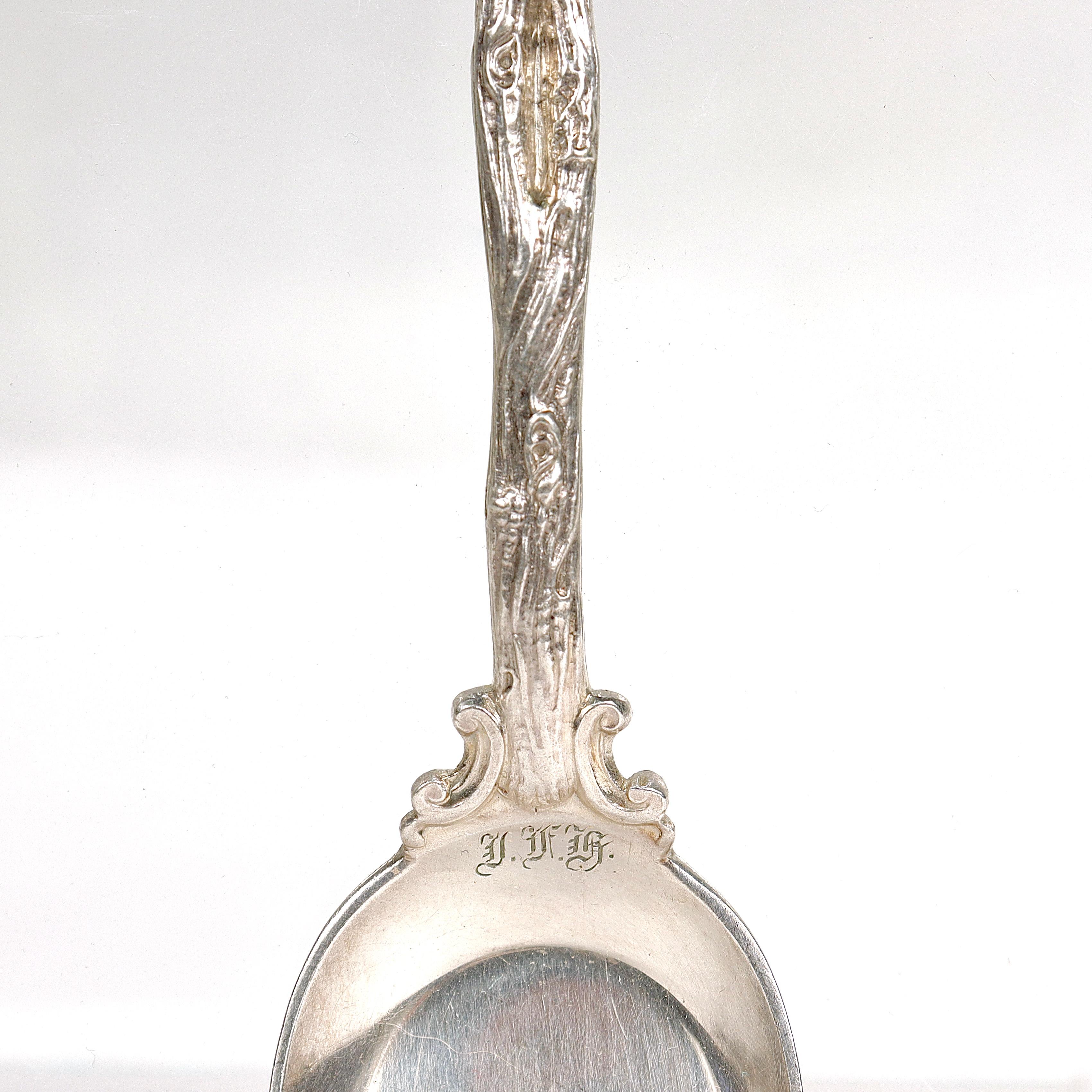Set of 10 19th Century Elkington & Co. Silver Plate Dessert Spoons or Shovels For Sale 5