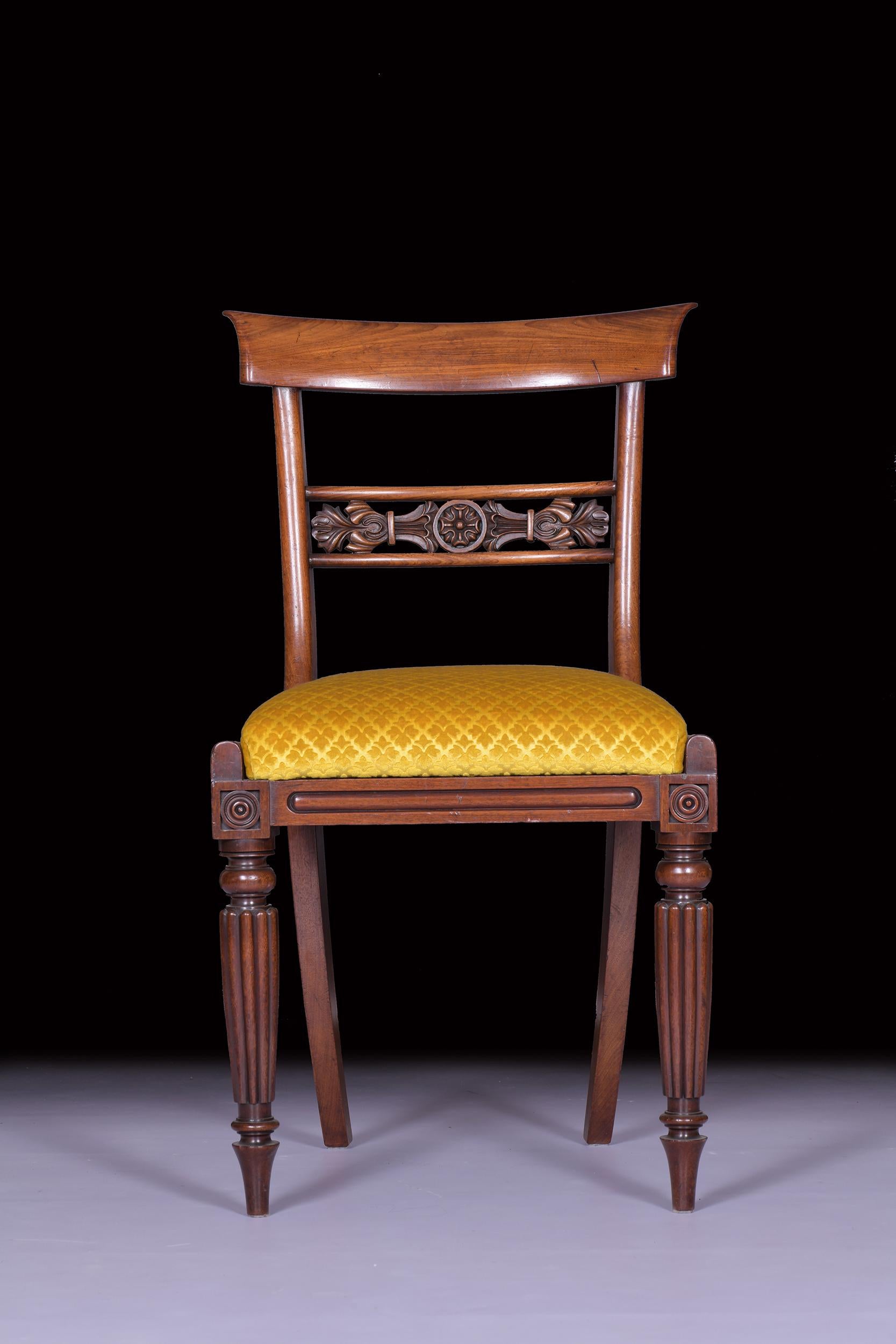Set of 10 19th Century English Regency Gancalo Alves Dining Chairs In Excellent Condition In Dublin, IE
