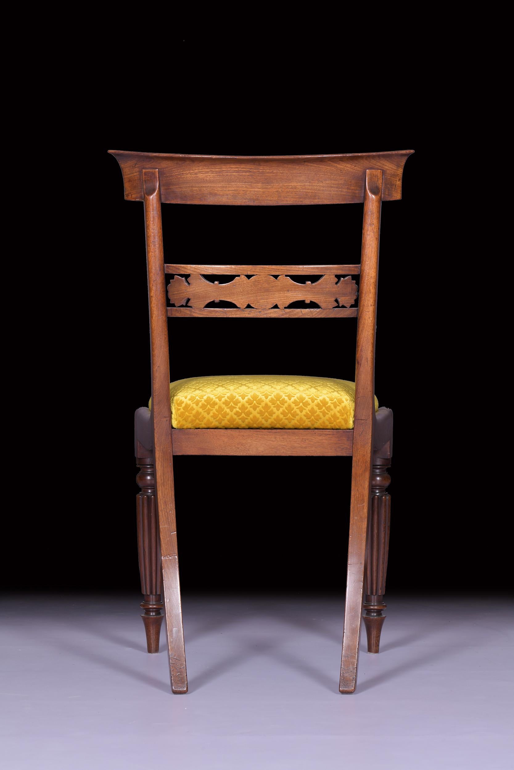 Set of 10 19th Century English Regency Gancalo Alves Dining Chairs 2